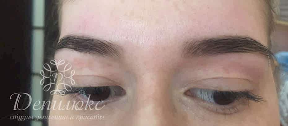 Коррекция бровей в салоне Депилюкс
